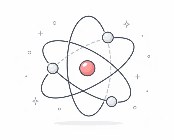 Illustration representing Atoms in atomic design